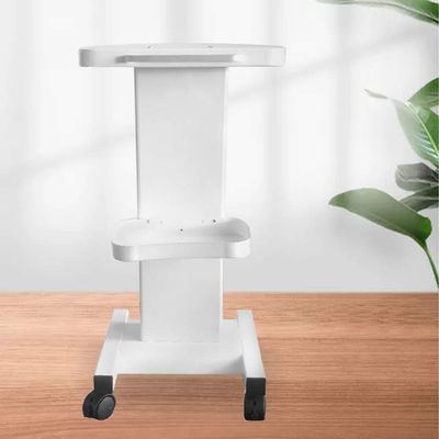 White Beauty Salon Trolley with Storage Basket, 45 kg Capacity