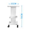 White Beauty Salon Trolley with Storage Basket, 45 kg Capacity view 2