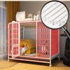 Rabbit Cage and Pet Playpen with Pull-Out Trays, Black, 78 x 54 x 70 cm view 2