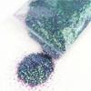 50 g/10 ml Mixed Extra-Fine Nail Art Glitter Powder, Iridescent Irregular Nail Sequin Flake Pigment, Manicure Decoration - 060 - 50 g view 1