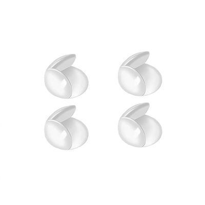 bricoleva.it Rubber Corner Protectors for Children, 4-Pack, Made in Italy, Transparent