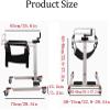 Patient Lift Transfer Chair for Home, Sit-to-Stand Lift, Lift Wheelchair for Home, Portable Car Lift Transport Chair, Wheeled Shower Chair, Portable Toilet Seat Transfer Aid for Seniors view 2