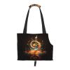 Pet Carrier Bag with Music Note Symbol, Foldable Travel Bag for Cats and Small Dogs view 2