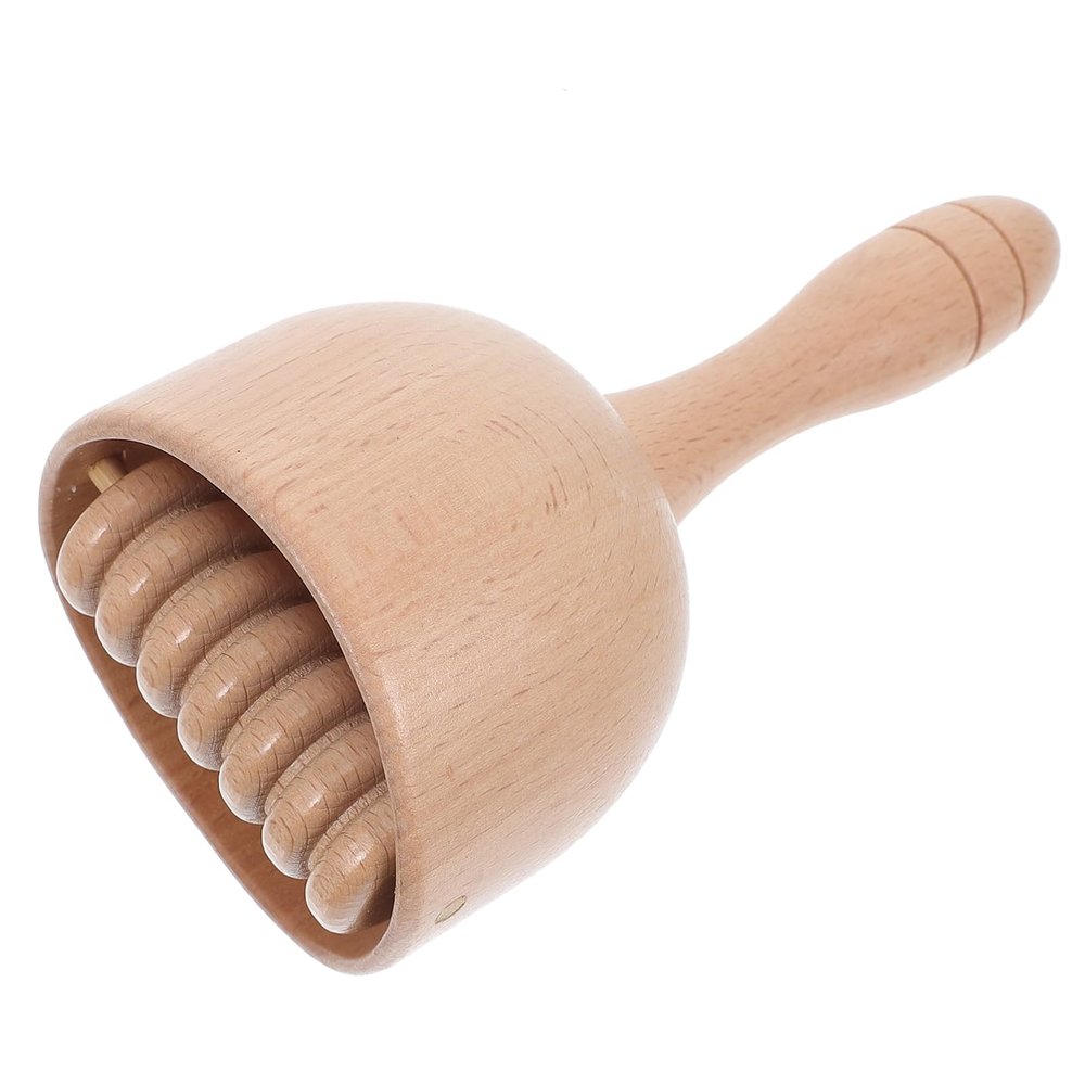 Wooden Massage Bar with Teeth for Muscle Relaxation and Circulation
