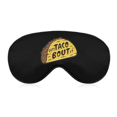 I Love Mexican Tortilla Taco Sleep Eye Mask with Adjustable Strap