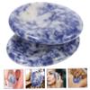 HAPINARY 2-Piece Natural Blue Massage Stone Set for Skin Rejuvenation and Reducing Swelling, Portable Finger Scraper for Relaxation and Stress Relief view 3