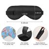 Sleep Mask with Ethnic Colorful Flowers and Exotic Leaves, Light-Blocking Eye Cover with Adjustable Strap view 3