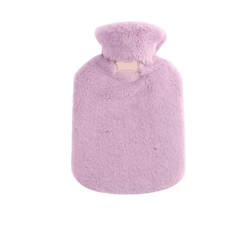 MyrRhe 800 mL Hot Water Bottle with Plush Cover, Color 3