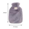 MyrRhe 800 mL Hot Water Bottle with Plush Cover, Color 3 view 2