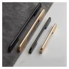 ELTOX 6-Pack Black Aluminum Cabinet Handles, Pearl Gold view 1