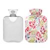 CHIFIGNO Colorful Leaves Classic Hot Water Bottle with Cover, 1 L view 1
