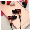 Black Silicone Ear Tips, 1 Pair, 3-Layer, for 3.8 mm In-Ear Headphones view 2