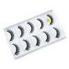 UAMOU 10/50/100 Boxes Fluffy 3D Mink False Eyelashes, Natural Long Volume, 5 Pairs X23CS, 10 Boxes view 3