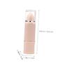 FRCOLOR Portable 2-in-1 Retractable Blush Makeup Brush with Cover view 2