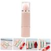 FRCOLOR Portable 2-in-1 Retractable Blush Makeup Brush with Cover view 3