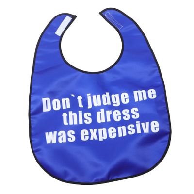 Reusable Polyester Bib for Adults and Seniors