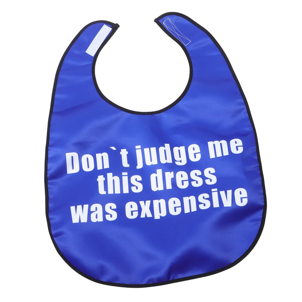 Reusable Polyester Bib for Adults and Seniors