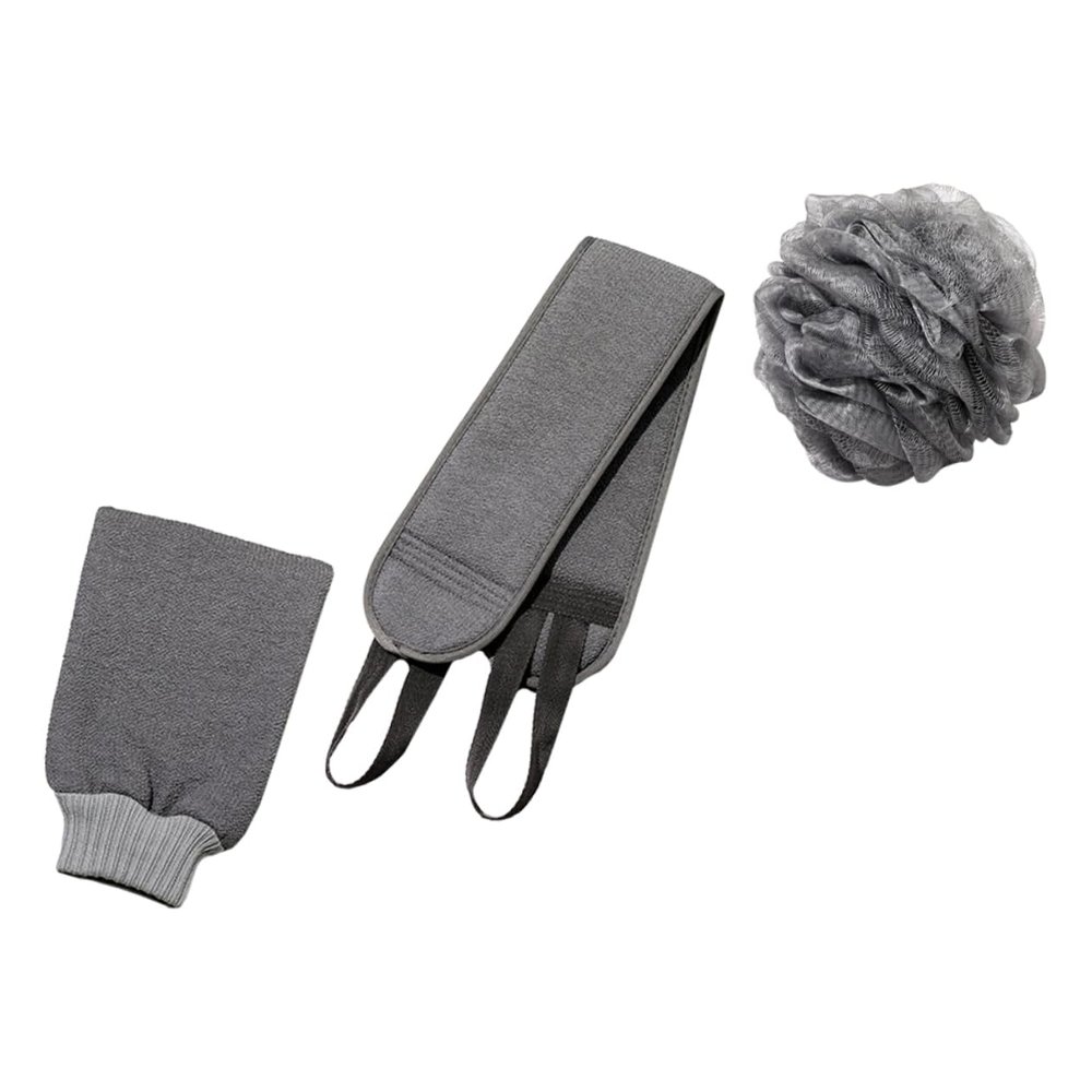 Exfoliating Bath Gloves and Towel Set, 1 Set, Lightweight