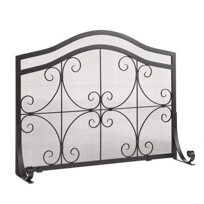 Black Fireplace Fireguard Spark Guard