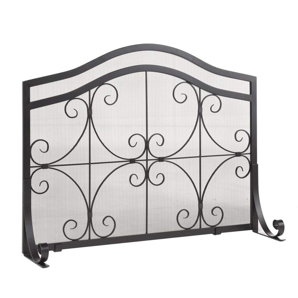 Black Fireplace Fireguard Spark Guard