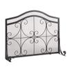 Black Fireplace Fireguard Spark Guard view 1
