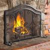 Black Fireplace Fireguard Spark Guard view 4