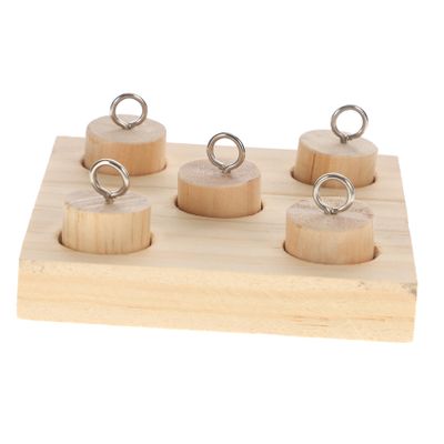 HAPINARY Wooden Toy for Parakeets and Cockatiels