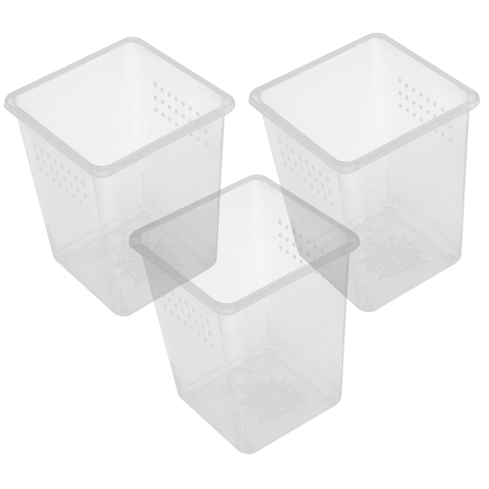Creative Plastic Boxes with Ventilation Holes, 3-Piece Set