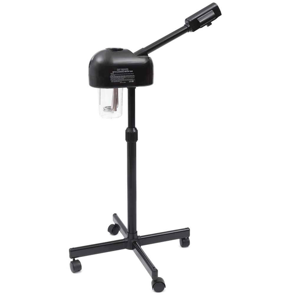 Professional Facial Steamer with Ozone and Hot Steam, LCD Display, for Salon and Home Use