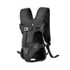 Pet Dog Carrier Backpack, Front or Back Carry, Black, Size 33 view 1