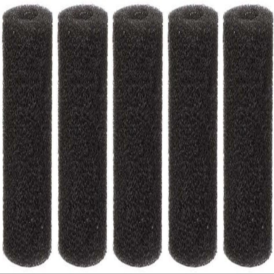Sluswallow Aquarium Filter Pre-Filter Sponges, Black, 5-Pack