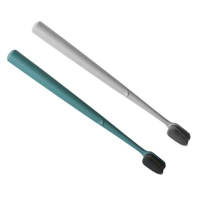 HAPINARY 2-Piece Nylon-Filament Toothbrush Set with Ergonomic Design and Soft Bristles, Portable Adult Toothbrushes, Random Color