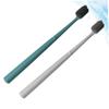 HAPINARY 2-Piece Nylon-Filament Toothbrush Set with Ergonomic Design and Soft Bristles, Portable Adult Toothbrushes, Random Color view 2