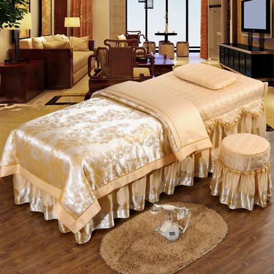 Massage Table Sheet Cover, Non-Slip, Washable, with Face Hole