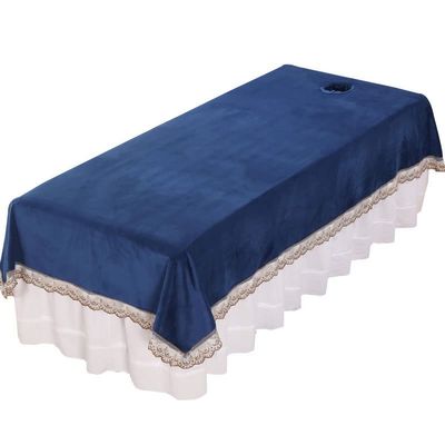 Massage Table Fitted Sheet, Washable Spa Table Cover, Non-Slip, 47 x 87 in