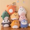 Herfair Cuddle Pillow for Kids, Animal Pillow, 40 cm, Cute Rabbit Plush Pillow, Soft Fluffy Sofa Cushion, Decorative Pillow for Nursery and Bedroom view 2