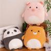 Herfair Cuddle Pillow for Kids, Animal Pillow, 40 cm, Cute Rabbit Plush Pillow, Soft Fluffy Sofa Cushion, Decorative Pillow for Nursery and Bedroom view 3
