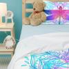 3-Piece Queen Duvet Cover Set with 2 Pillowcases, Tencel, Ethnic Dragonfly view 4