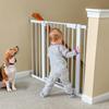 2-in-1 Extra-Wide Walk-Through Baby Safety Gate, White, 75–82 cm + 77 cm Extension view 1