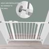 2-in-1 Extra-Wide Walk-Through Baby Safety Gate, White, 75–82 cm + 77 cm Extension view 4