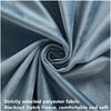 YURRO Blackout Curtains with Grommets for Bedroom, Thermal Insulated Soft Velvet Window Curtains, Purple, 214 x 259 cm view 2