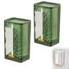 Wall-Mounted Tissue Box with Glacier Pattern view 1