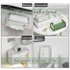 Wall-Mounted Tissue Box with Glacier Pattern view 3