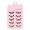 UAMOU Manga False Eyelashes, Spiky Thick Faux Mink Strip Lashes, M22, 5 Boxes view 1