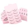 UAMOU Manga False Eyelashes, Spiky Thick Faux Mink Strip Lashes, M22, 5 Boxes view 2