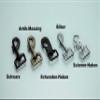 Nylon Snow Camouflage Leash, 25mm x 1m Training Leash (Carabiner: Swedish Hook (Black), No Loop) view 2