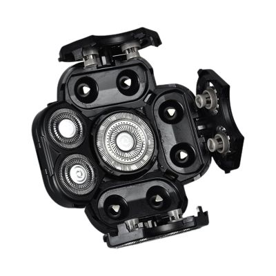 Kirdume Replacement Shaver Head for Men, 9-Head Electric Shaver Attachment