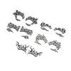 Temporary Eyeliner Stickers, 5 Pieces, Black Fiber, for Masquerade Balls view 1