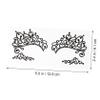 Temporary Eyeliner Stickers, 5 Pieces, Black Fiber, for Masquerade Balls view 2