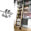 FUYAO Sliding Ladder Kit, Complete Rolling Rail Set (Ladder Not Included), 3.3–20 ft view 1